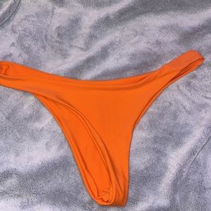 Orange bikini bottoms